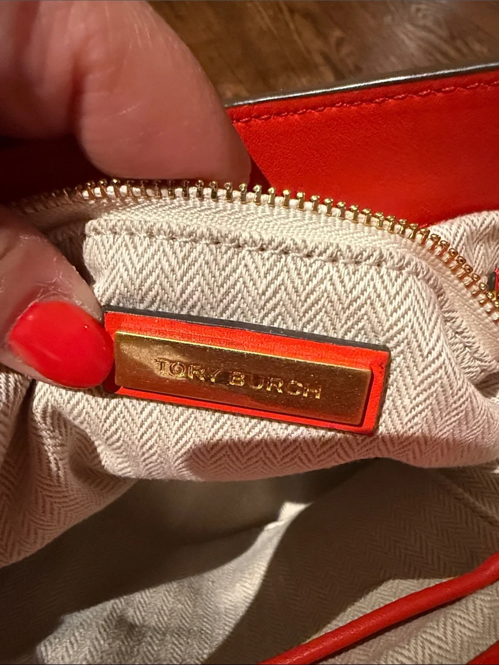 Tory Burch Miller Metal Logo Mini Hobo Bag Handbag Purse